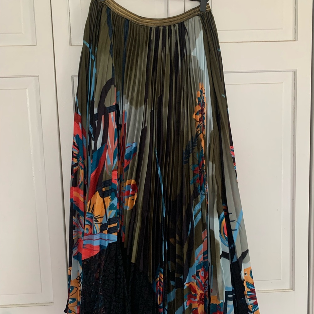 Pleated Colorful Skirt from Anthropologie